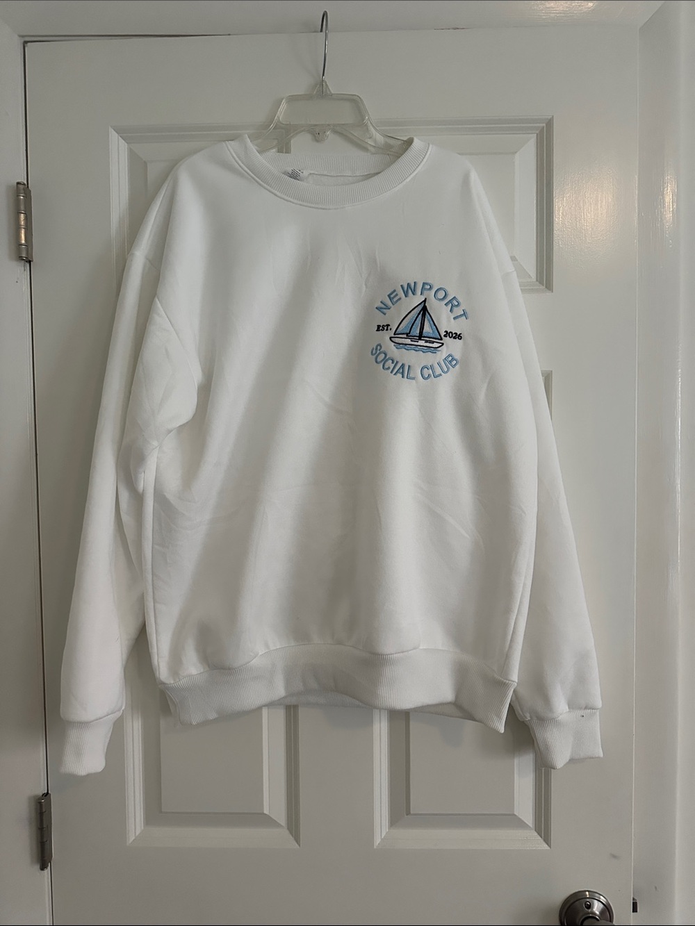 White Crewneck Sweatshirt